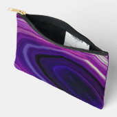 Paarse Geode Valt Rond Etui (Open)