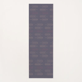 Paarse Geometrisch Yogamat