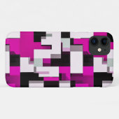 Paarse Geometrische Abstracte Trendy Minimalistisc Case-Mate iPhone Case (Achterkant (horizontaal))