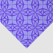Paarse geometrische cirkels tissuepapier (Detail)