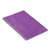 Paarse, geometrische, coole, trendmatige, moderne, notitieboek (Rechterzijde)