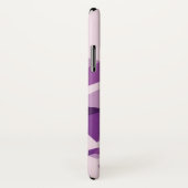 Paarse geometrische juweelvormen Case-Mate iPhone case (Achterkant / rechts)