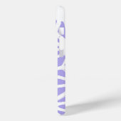 Paarse geometrische patroon Case-Mate iPhone case (Achterkant / Links)