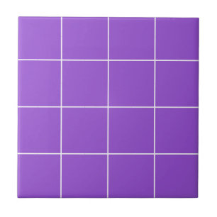 Paarse Geometrische Patroon Moderne Meisjesachtige Tegeltje