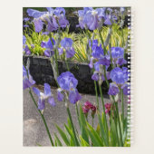 Paarse gepantserde Irisa Floral Planner (Achterkant)