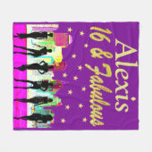 PAARSE GEPERSONALISEERDE 16 & FANTASTISCHE FLEECE  (Voorkant (Horizontaal))