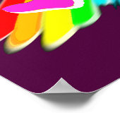  PAARSE GEPERSONALISEERDE CHEERLEADER POSTER (Hoek)