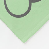 Paarse gepersonaliseerde fotocadeau voor haar tant fleece deken (Hoek)