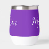  Paarse Gepersonaliseerde Naam Handgeschreven Scri (Links)