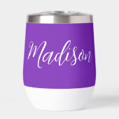  Paarse Gepersonaliseerde Naam Handgeschreven Scri (Voorkant)