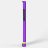 Paarse gepersonaliseerde naam samsung galaxy hoesje (Rechterkant)