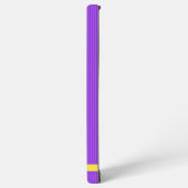 Paarse gepersonaliseerde naam samsung galaxy hoesje (Linkerkant)