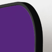 Paarse gepersonaliseerde pickleball paddle (Links Detail)