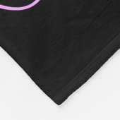  PAARSE GEPERSONALISEERDE TURNDEKEN FLEECE DEKEN (Hoek)