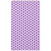 Paarse Geraniumventilator naadloos patroon op Tafelkleed (Voorkant)