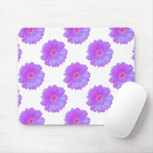 Paarse gerbera daisy muismat (Met muis)