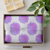 Paarse gerbera daisy tissuepapier (Geschenk)