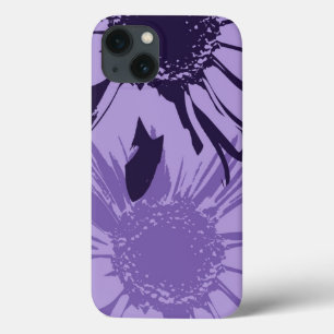 Paarse Gerbera Flowers Case-Mate iPhone Case