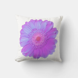 Paarse gerbera kussen