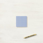 Paarse geruit patroon Stijlvol rasterontwerp Post-it® Notes (Op bureau)