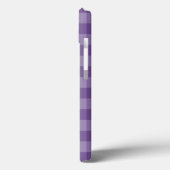 Paarse geruite achtergrond Case-Mate iPhone case (Achterkant / Links)