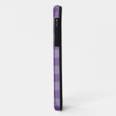 Paarse geruite achtergrond Case-Mate iPhone case (Achterkant/links)