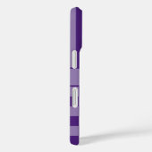 Paarse Geruite Gestreepte Gepersonaliseerde Case-Mate iPhone Case (Achterkant / Rechts)