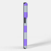 Paarse geruite ginghpatroon Case-Mate iPhone case (Achterkant / Rechts)
