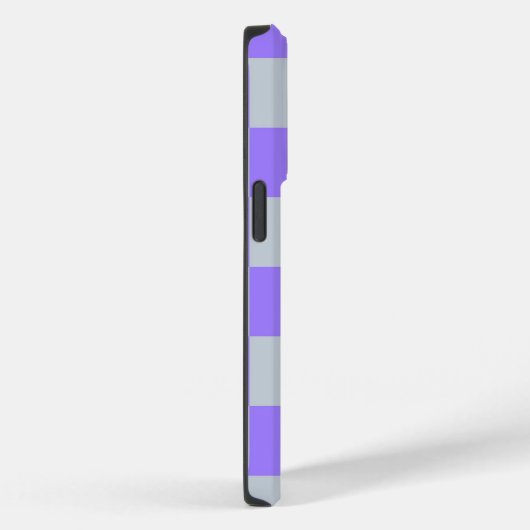 Paarse geruite ginghpatroon Case-Mate iPhone case (Achterkant / Rechts)