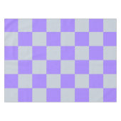 Paarse geruite ginghpatroon tafelkleed (Voorkant (Horizontaal))