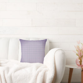 Paarse geruite kussen Lilac en Lavender