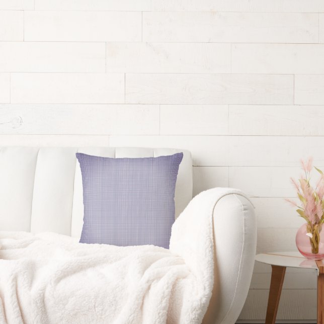 Paarse geruite kussen Lilac en Lavender (Bank)
