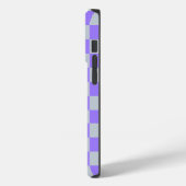 Paarse geruite telefoonhoes Case-Mate iPhone case (Achterkant / Links)