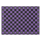 Paarse geruite zakelijke Logo werkgebeurtenis / fe Tafelkleed (Voorkant (Horizontaal))