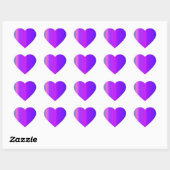 Paarse gestreepte sticker (Vel)