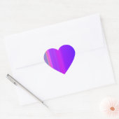 Paarse gestreepte sticker (Envelop)