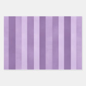 Paarse getextureerde strepenpatroon inpakpapier vel (Voorkant 2)