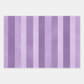 Paarse getextureerde strepenpatroon inpakpapier vel (Voorkant)