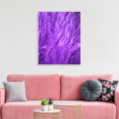 Paarse getextureerde vacht ziet er Abstract uit Canvas Afdruk (Insitu (Woonkamer))