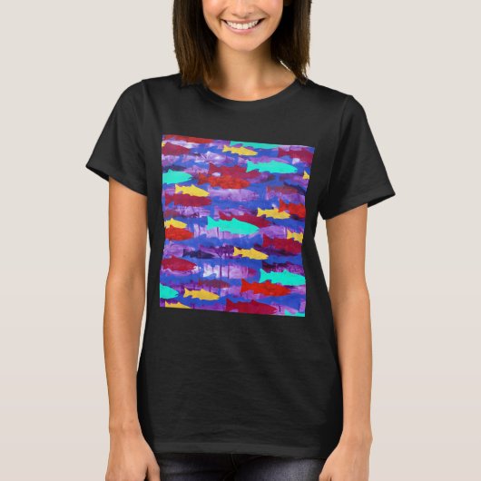 Paarse Getijde T-shirt (Voorkant)