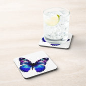 Paarse geverfde vlinder onderzetter (Rechterzijde)