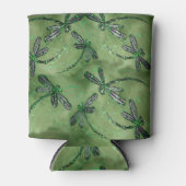 Paarse gevleugelde libellen blikjeskoeler (Voorkant)