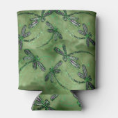 Paarse gevleugelde libellen blikjeskoeler (Achterkant)