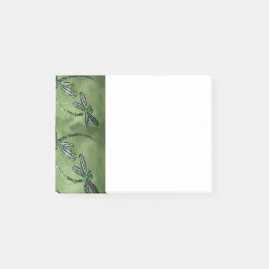 Paarse gevleugelde libellen post-it® notes (Voorkant)