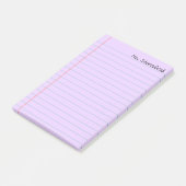 Paarse gevoerd Notitieboek papier Post-it® Notes (Schuin)