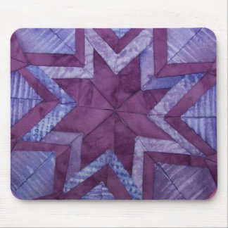 paarse gevouwen ster Mousepad Muismat