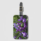Paarse geweldplegingen bagagelabel (Voorkant (verticaal))