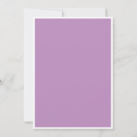 Paarse Gezochte Westerne Cowboy Birthday Uitnodigi Kaart (Achterkant)