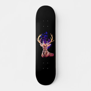 Paarse Ghost Deer Persoonlijk Skateboard