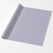Paarse Gingham Cadeaupapier (Uitgerold)